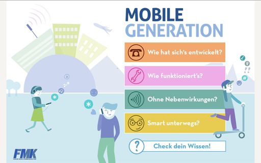 Startseite des neuen FMK online Tablet-Quiz für
Schüler an der 6ten Schulstufe