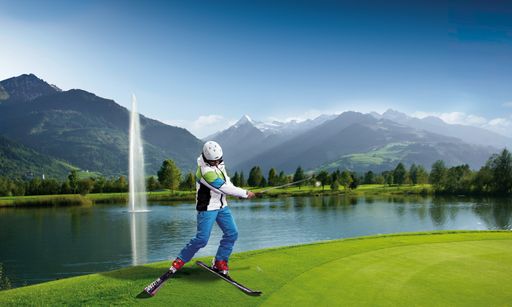 Besondere Kombination: Weltmeisterschaft im
Riesentorlauf am Kitzsteinhorn und Golf im Golfclub Zell am
See-Kaprun