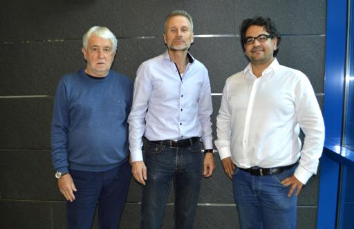 Vorschau Bild von Radovan Baltic (Seniorchef Baltic Fliesen GmbH),
Reinhard Hirtl (Geschäftsführer HB Fliesen GmbH), Vanja Baltic
(Geschäftsführer Baltic Fliesen GmbH) (v.l.n.r.)