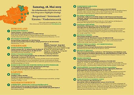 Vorschau Bild von 18.05.2019: Lange Nacht der Demeter-Höfe, Teilnehmer