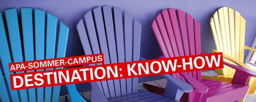  APA-Campus-Weiterbildungsangebot erstmals mit
Sommerprogramm: Kompaktes Praxis-Know-how an vier Tagen zu Video,
Text, Campaigning und Influencer-Marketing