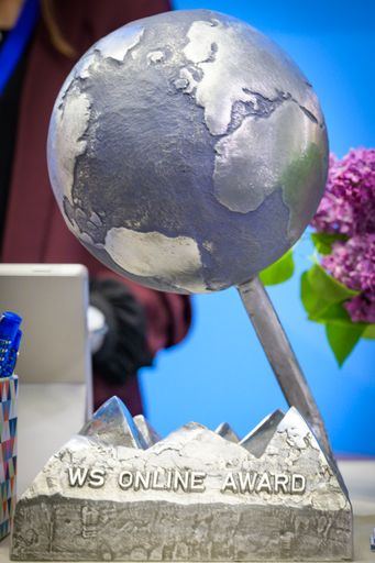 Vorschau Bild von Der WS Online Award, gefertigt von der
Kunstgiesserei Krismer in Telfs