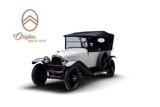 Vorschau Bild von Der Citroën Typ A 10HP aus dem Jahr 1919 ist das
erste Citroën Modell. 100 JAHRE CITROËN