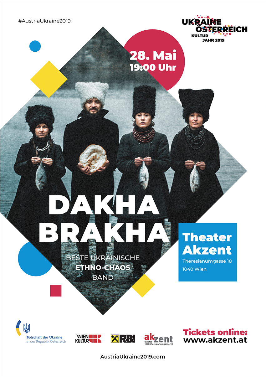 Die beste ukrainische EthnoChaosBand DAKHABRAKHA in Wien! Botschaft