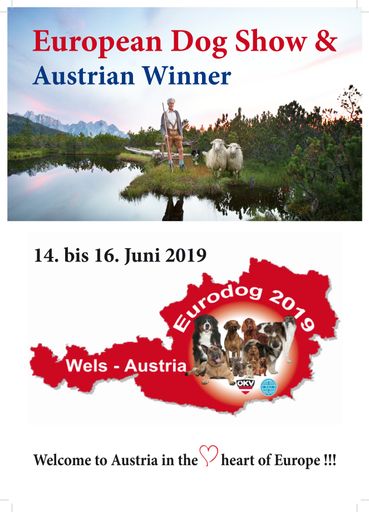  Lets go to Wels- besuchen Sie die EURODOG & Austrian Winner 2019