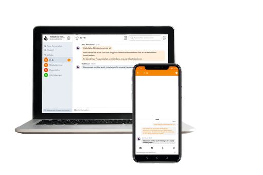 Der Untis Messenger erobert die Klassenzimmer – seit vergangener
Woche wird an Schulen damit gechattet