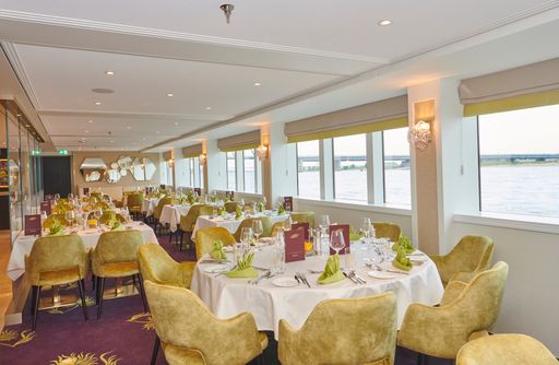 Vorschau Bild von Excellence Countess - Restaurant. Weiterer Text über ots und
www.presseportal.ch/de/nr/100018141 / Die Verwendung dieses Bildes
ist für redaktionelle Zwecke honorarfrei. Veröffentlichung bitte
unter Quellenangabe: "obs/Reisebüro Mittelthurgau Fluss- und
Kreuzfahrten/ARIE_JONKMAN_______WERKENDAM"