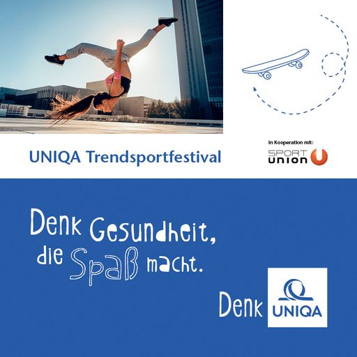 Wie können Jugendliche langfristig für Sport und Bewegung
begeistert werden? Mit der passenden Sportart! UNIQA bringt mit
Kooperationspartner SPORTUNION Bewegung in den Schulalltag und gibt
mit dem UNIQA Trendsportfestival österreichweit Impulse für die
Gesundheit und Fitness der Jugend.