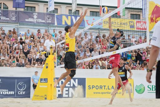 16.06.2018, Strandbad Baden, Baden, FIVB World Tour
Baden Open / "Strandbad" / Baden, Austria on 2018/06/16. © Rainer
Mirau