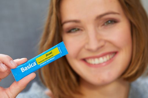 Vorschau Bild von Um eine Übersäuerung aktiv auszugleichen, ist es sinnvoll,
Basenpräparate kurmäßig über acht bis zehn Wochen, z.B. von Basica.