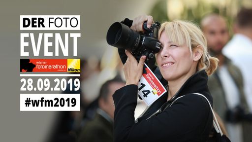 Herausforderung, Spaß und Spannung warten beim 16.
Wiener Fotomarathon in der Millennium City Wien. 12 vorgegebene
Themen, 12 Stunden Zeit.