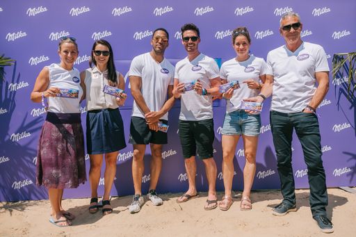 Vorschau Bild von (v.l.n.r.) Michaela Kirchgasser, Anna Veith, Cesár Sampson, James
Cottriall, Nina Burger, Christian Clerici