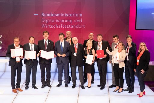 Vorschau Bild von Winners Conference und Verleihung Staatspreis
Unternehmensqualitaet. FOTO: Gruppe aller Preistraeger