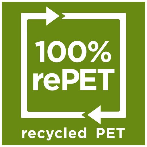 Vorschau Bild von rePET: recyceltes und wiederverwertbares PET.