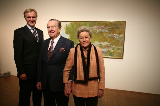 Vorschau Bild von Klaus Albrecht Schröder, Herbert Batliner, Rita
Batliner vor Monets "Seerosen"