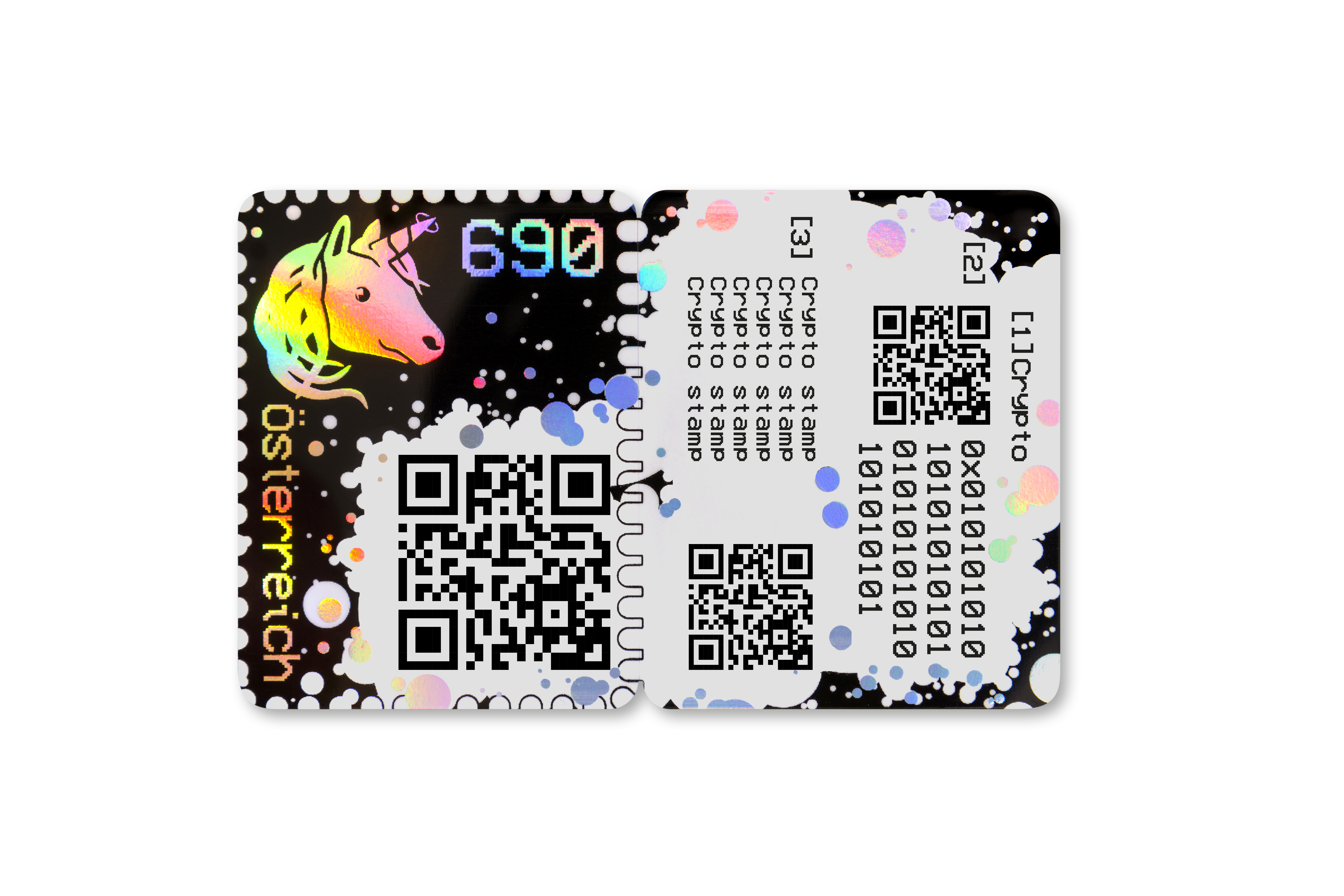 Crypto stamp: Österreichische Post präsentiert die erste  Blockchain-Briefmarke der Welt