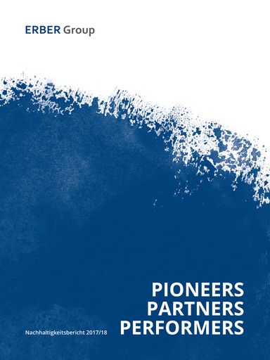 Cover ERBER Group Nachhaltigkeitsbericht