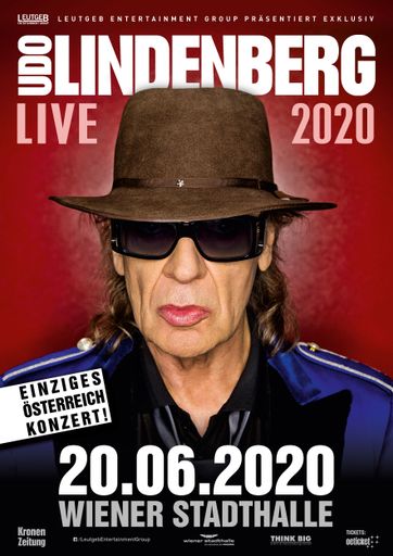 UDO LINDENBERG - Erstes und Einziges großes Konzert
in Österreich!