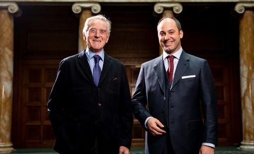 Eigentümer der ehemaligen Bankzentrale Dr. Herbert
Koch (links) gemeinsam mit dem geschäftsführenden Gesellschafter der
PEMA Holding Mag. Markus Schafferer.