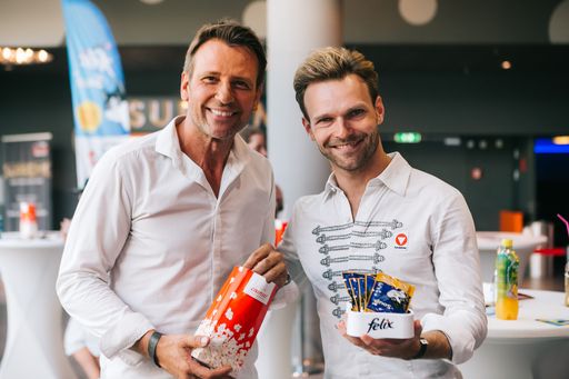 Vorschau Bild von Für die Vierbeiner gab es FELIX Soup und für die
Kinogäste natürlich Popcorn