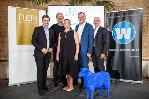 Im Bild v. l.: Martin Schaffenrath, Robert Riedl,
Birgit Bernhard, Matthias Krenn, Hanns Kratzer
