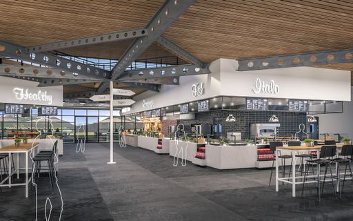 Vorschau Bild von Visualisierung vom zukünftigen ROSEHILL FOODPARK (nicht final!)