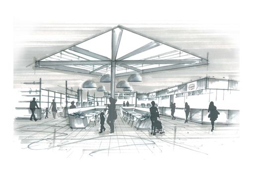 Vorschau Bild von Visualisierung vom zukünftigen ROSEHILL FOODPARK (nicht final!)