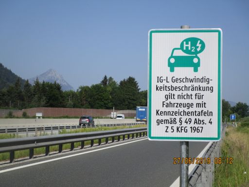 Beschilderung IGL Autobahnen und Schnellstraßen