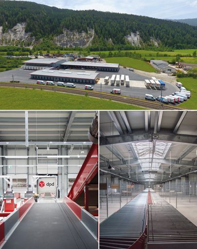 Lagermax Paketdienst DPD betreibt modernes
Logistikdepot in Radstadt
