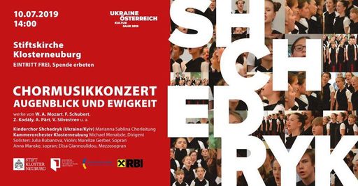 Kinderchor "Shchedryk" - Konzert in Klosternueburg