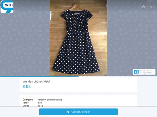 Sommerkleid mit verspieltem Punkte-Muster - ein
Must-have der Saison.