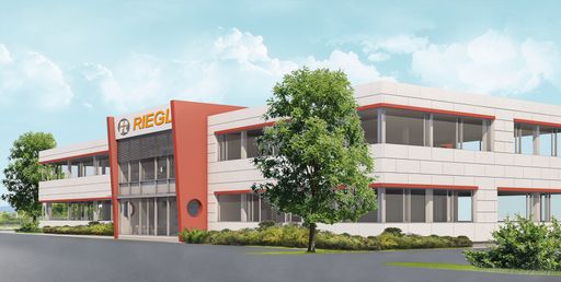 Vorschau Bild von Ansicht des neues Betriebsgebaeudes in Horn,
welches die Platinenfertigung sowie die Softwareentwicklung des
Unternehmens beheimaten wird