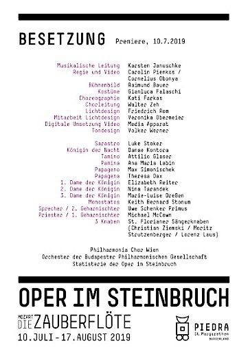 Vorschau Bild von Besetzungszettel Premiere am 10.07.2019