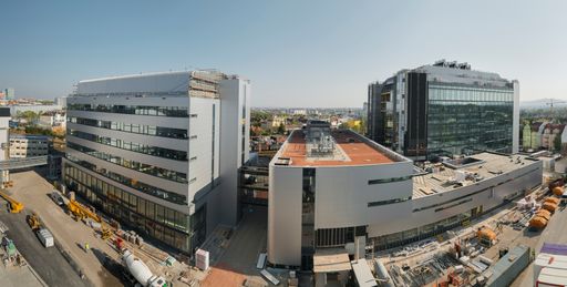 Panorama der Baustelle, Boehringer Ingelheim RCV