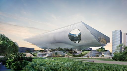  Rendering Außenansicht Science & Technology Museum
in Xingtai