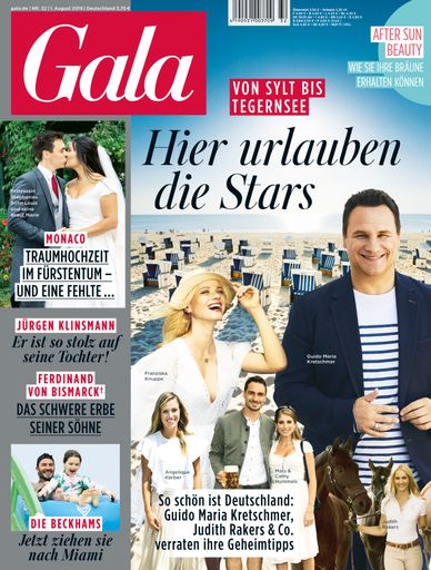 GALA Cover 32/2019 (EVT: 1.8.2019) Weiterer Text über ots und
www.presseportal.de/nr/6106 / Die Verwendung dieses Bildes ist für
redaktionelle Zwecke honorarfrei. Veröffentlichung bitte unter
Quellenangabe: "obs/Gruner+Jahr, Gala"