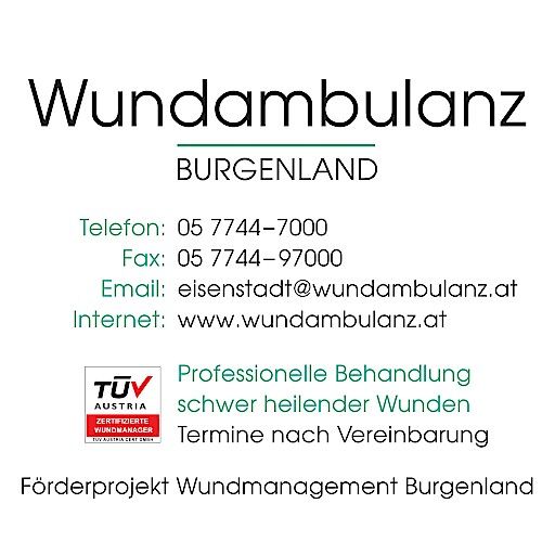 Vorschau Bild von Logo Wundambulanz inkl. Adresse