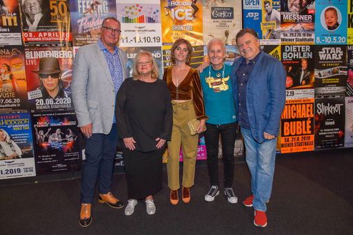 Vorschau Bild von Wolfgang Fischer, Marianne Mendt, Carola
Lindenbauer, Klaus Eberhartinger, LukasResetarits;
Programmpräsentation 2019/20, Wiener Stadthalle, Studio F