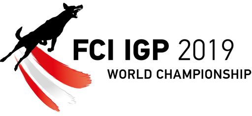  Logo Weltmeisterschaft des Gebrauchshundesports
(FCI IPG WM 2019)