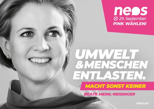 Plakatsujet "Umwelt und Menschen entlasten"