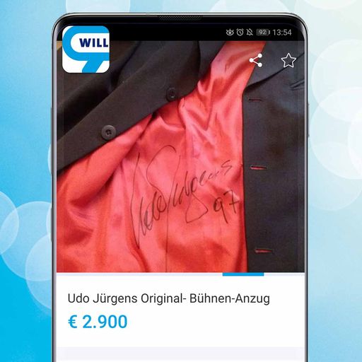 Signierter Bühnenanzug von Udo Jürgens auf
willhaben angeboten