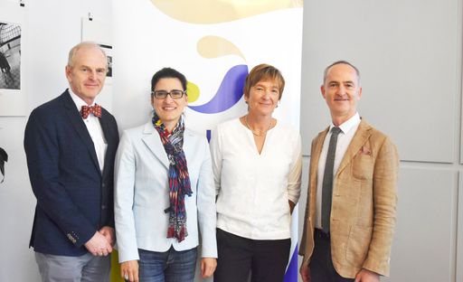 v.l.n.r.: Prof. Dr. Wolfgang Popp, Dr. Katharina
Hauer, Country Medical Chair Sanofi Österreich, Mikki Nasch von
Evidation Health und OA Dr. Helmut Brath.