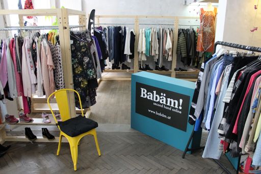 Babäm 2nd-Hand-Shop in der Lindengasse