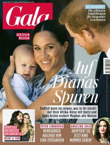 GALA Cover 41/2019 (EVT: 2.10.2019) Weiterer Text über ots und
www.presseportal.de/nr/6106 / Die Verwendung dieses Bildes ist für
redaktionelle Zwecke honorarfrei. Veröffentlichung bitte unter
Quellenangabe: "obs/Gruner+Jahr, Gala"