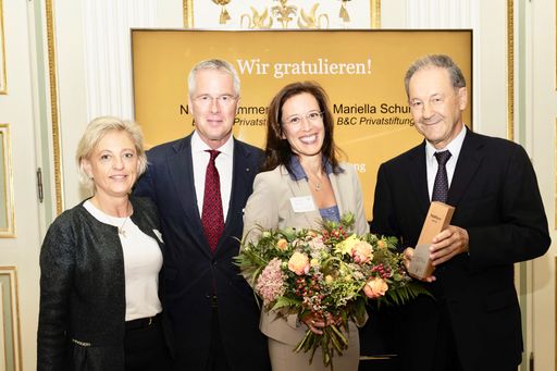 v.l.n.r. Katharina Turnauer (VGS), Franz Karl Prüller (VGS),
Mariella Schurz (B&C), Norbert Zimmermann (Berndorf)