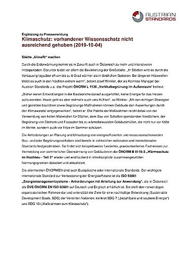 Vorschau Bild von Klimaschutz: vorhandener Wissensschatz nicht ausreichend gehoben