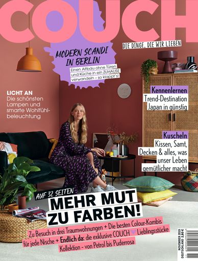 COUCH startet eigene Möbel- und Home-Kollektion exklusiv bei
Otto: Launch der COUCH LIEBLINGSSTÜCKE mit knapp 50 Möbeln,
Accessoires und Heimtextilien mitentwickelt von der COUCH-Redaktion
/ Das COUCH-Cover (11/2019) zum Launch der Interior-Kollektion
COUCH-LIEBLINGSSTÜCKEN Weiterer Text über ots und
www.presseportal.de/nr/105003 / Die Verwendung dieses Bildes ist für
redaktionelle Zwecke honorarfrei. Veröffentlichung bitte unter
Quellenangabe: "obs/Gruner+Jahr, Couch/Cover COUCH 11/2019"