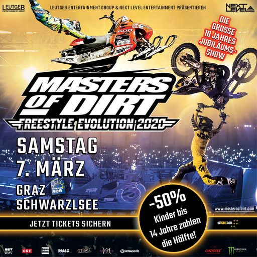 MASTERS OF DIRT JUBILÄUMSSHOW 2020