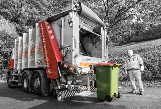 Vorschau Bild von Saubermacher Müllfahrzeug mit Wertstoffscanner