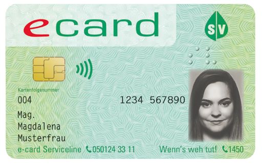  Die neue E-Card.